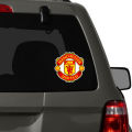 Manchester United FC Soccer Team Sticker - 4 Pcs Set | Laptop Sticker | Car Sticker | Phone Sticker | Waterbottle Sticker | Wall Sticker | Die Cut Sticker | Waterproof Sticker. 