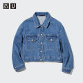 [Uniqlo Singapore Preorder] Denim Cropped Jacket/Fashion / Women / Clothing / Jackets & Coats / Denim Jackets. 