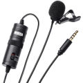 🎙️ Boya BYM1  Microphone Video Microphone 🎚️အသံဖမ်းမှုအကောင်းဆုံ by-M1 Ultimate 3.5mm Lapel Mic Clip-On Video Recording Omnidirectional Condenser📼. 