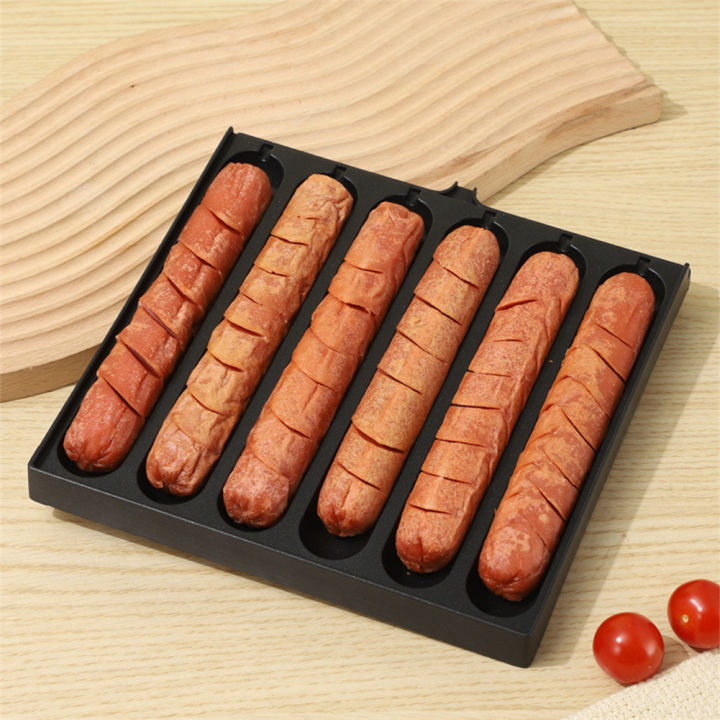 (Preorder)%C2%A0%E3%80%90winnereco%E3%80%916%20Grids%20Hot%20Dog%20Maker%20Sausage%20Cooking%20Tool%20Hot%20Dog%20Mold%20Pan%20Hot%20Dog%20Baking%20Steaming%20Tool%20for%20Outdoor%20Kitchen%20Breakfast%20-%20Image%206