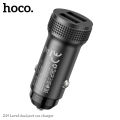 (Preorder)HOCO Z49 Level dual port car charger, 2 USB ports charger, supports fast charging. 
