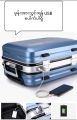 ၂၄ လက်မ ခရီးဆောင် လက်ဆွဲအိတ်  LUGGAGE ( လေးကြောင်းလိုင်းအသိအမှတ်ပြု airline-approved luggage) ၄၂စင်တီမီတာ× ၂၅ စင်တီမီတာ  ×  ၆၀စင်တီမီတာ   #USB Port  ပါရှိ. 
