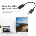 DP to HDMI Adapter Converter 4K 1080P Male to Female DisplayPort to HDMI-Compatible Video Audio Adapter Cable for PC TV Laptop. 