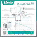 (Preorder) Water pump, inverter system, KANTO Smart Water Pump, model KT-SMART-PUMP-350. 