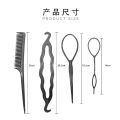 Golden Pyae Magic Hair Styling Tools Set DIY Hair Braiding Braider Accessories Hairpin Twist Bun Barrettes Hair Clips for Women Hairdressing. 