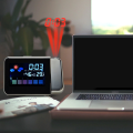 Digital Alarm Clock with Temperature. 
