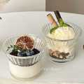 Ice Cream Cup 180ml;Glass type; Ice cream cup,coffee cup,desserts cup. 