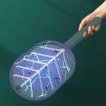 ခြင်ရိုက်ဘတ်တံ (mosquito electric swatter). 