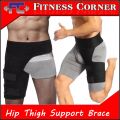 [FC] Hip Compression Brace, Thigh Support Brace Relief Wrap Adjustable Hip Thigh Quad Hamstring Joints, Hamstring Recovery Support Nerve Pain Relief. 