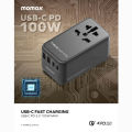 Momax 1-World-Dreamer 100W GaN All Round Fast Travel Charger (UA10D) (iSure). 