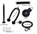 DIY Fitness Lift Pulley Cable System For Home Gym Sports Training (First Place). 
