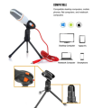 Wireless karaoke Bluetooth microphone portable adjustable microphone holder 3.5MM microphone plug and play. 