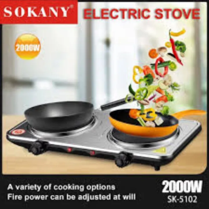 Sokany%20Electric%20Single/%20Double%20Stove%20Hot%20Plate,%201000/%202000%20Watts%20-%20Image%202