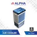 Alpha RECHARGEABLE AIR COOLER RAC200BT Powerful Motor:40 watts Voltage 220-240 Power 50W Easy Mobility. 