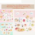 Cognitive words Alphabet paired card. 