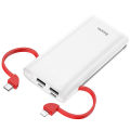 Hoco Power bank “J67 Rill” 10000mAh with built-in cables. 
