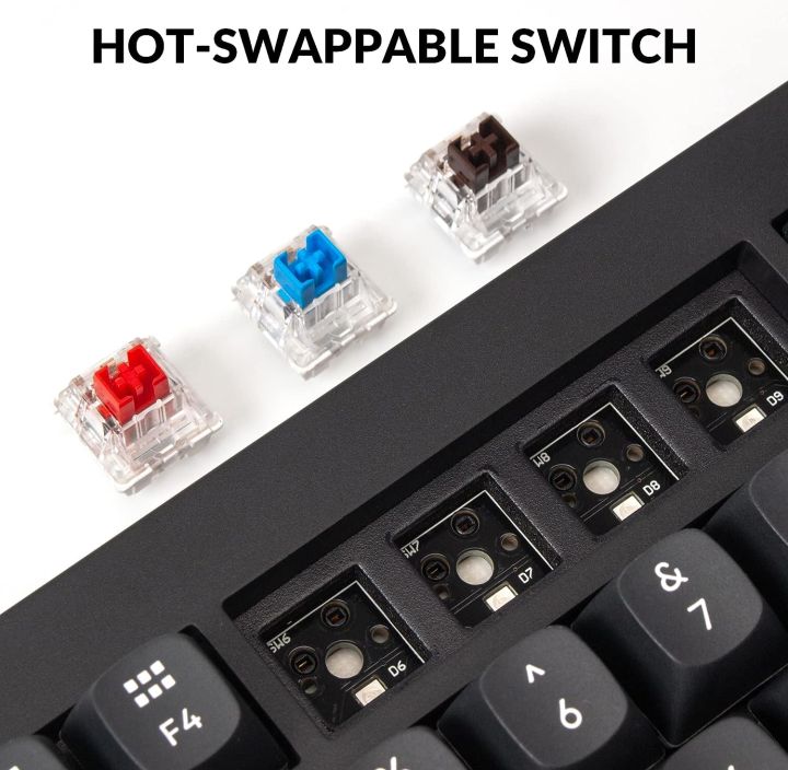 Keychron%20V1%20Wired%20Custom%20Mechanical%20Keyboard%20Knob%20Version,%2075%25%20Layout%20QMK/VIA%20Programmable%20with%20Hot-swappable%20Keychron%20K%20Pro%20Red%20Switch%20Compatible%20with%20Mac%20Windows%20Linux%20Carbon%20Black%20(Transparent)%20-%20Image%204