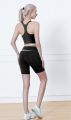 [Kiwis] Splicing Design with Two Colors Sportswear (Bra+Pant) for Women/Gym Wear/Sports Bra and short Pant/Short Set. 