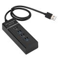 High Speed 4 Port USB 3.0 Multi HUB Splitter Expansion USB Hub for Desktop PC Laptop Adapter USB HUB. 