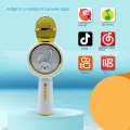 Tech Infinite X6 BT 5.1 Wireless Microphone Karaoke Mic Speaker Microphone TWS Bluetooth-compatible Karaoke Microphone Wireless silencer/magic sound Microphone TF Speaker Sing Mic. 