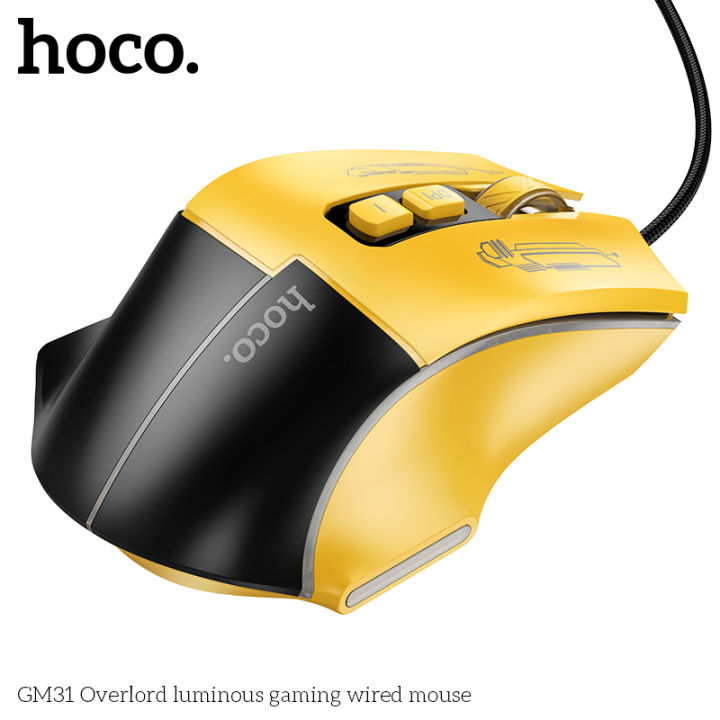 Hoco%20GM31%20Overlord%20Luminous%20Gaming%20Wired%20Mouse%20-%20Image%203