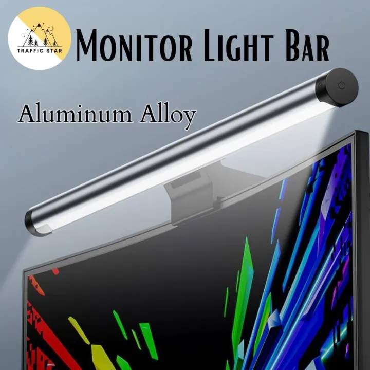 S3 Computer Monitor Light, Screen Light Bar, Stepless Dimming, No Glare ...
