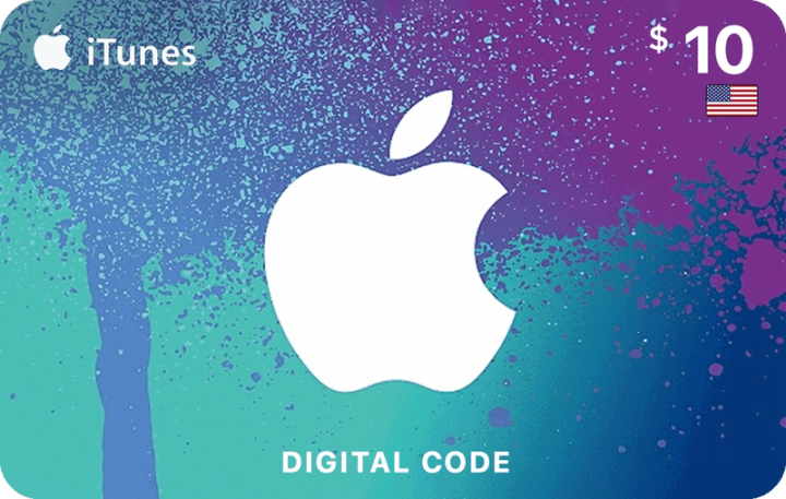iTunes Gift Card - US$ 10 ( US Region )