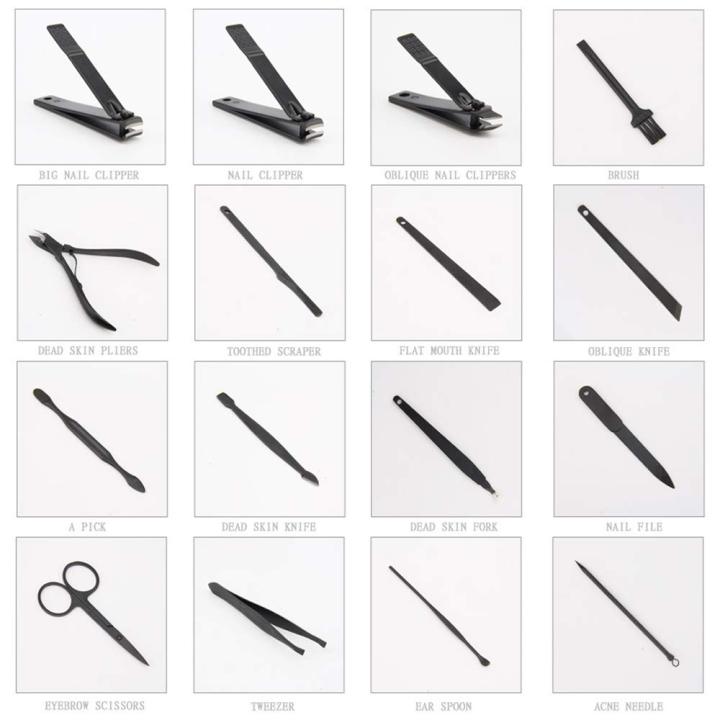 Stainless%20Steel%20Professional%20Pedicure%20Kit%20Nail%20Scissors%20Grooming%20Kit%20-%20Portable%20Travel%20Nail%20Manicure/Pedicure%20Tools%20kit%20for%20Men%20and%20Women%20with%20PU%20Leather%20Case%20-%20Image%2010