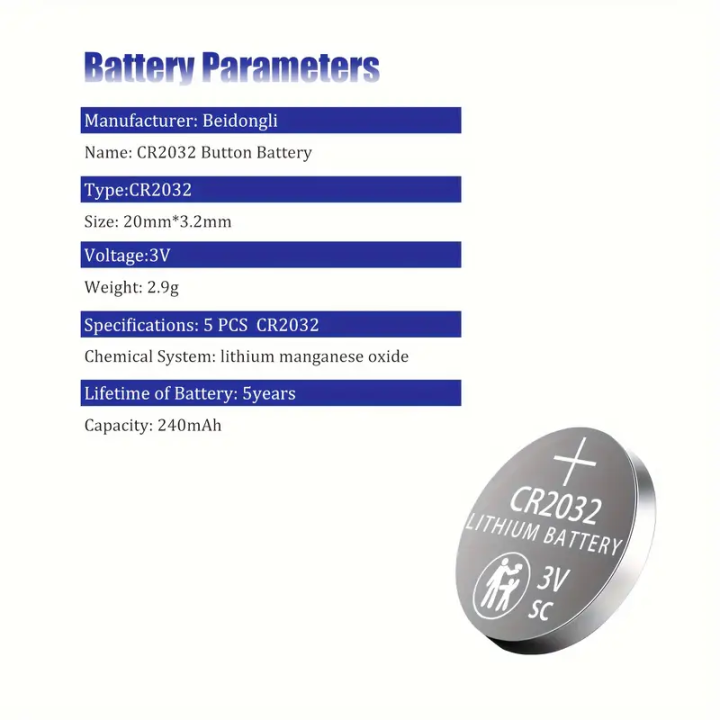 T&E%20Silver%20Cell%20CR2032%203V%20COIN%20Lithium%20Battery%20(3V%20battery)%20-%20Image%204