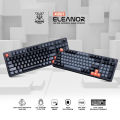 (Preorder) NUBWO Gaming Keyboard X801 Mechanical MINI RGB CIY Switch, available in 4 colors (gaming ကီးဘုတ်). 