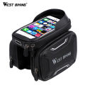 (Preorder)WEST BIKING Bicycle Front Bag Frame High Quality MTB Bike Bag Cycling Equipment Waterproof Touch Screen Top Tube Phone Bag စက်ဘီးအိတ်. 