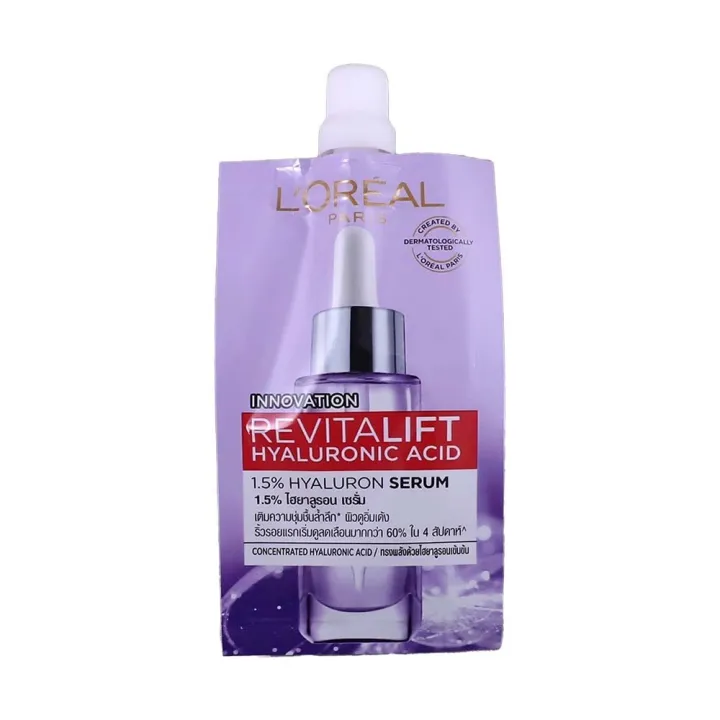 Loreal Revitalift Filler 1.5% Pure Hyaluronic Acid Serum 6ml အထုပ်