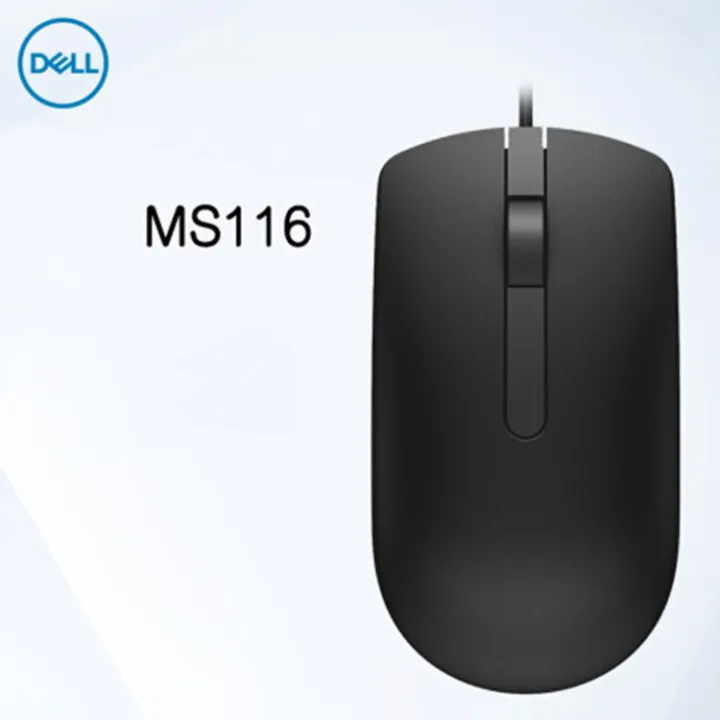 Dell%20Ms116%20Black%20Accurate%20Positioning%20Notebook%20Computer%20Plastic%20Office%20USB%20Interface%20Optical%20Wired%20Mouse%20-%20Image%207