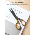 DELI Stainless Steel Black Blade Scissors Home Multi-function Office Anti Rust Scissors Stationery Handmade Craft Paper Fabric Cutting Tools. 