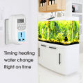 Multi-purpose socket controller timing switch socket digital timer plug. 