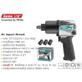(Preorder) Air socket / air socket / 1/2 inch air block (free 3 sockets) model TAT40122 (Air Impact Wrench). 