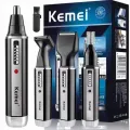 Kemei KM-6630 4in1 Set Beard Shaver Nose Hair Eyebrows Ears Trimmer Clippers. 