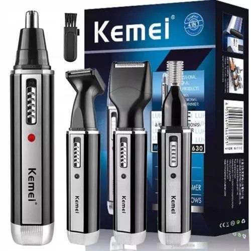 Kemei KM-6630 4in1 Set Beard Shaver Nose Hair Eyebrows Ears Trimmer Clippers