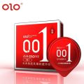 olo 001 Red Condom x 3pcs. 