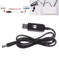 5V to 12V USB Converter Cable for Routers, Modems and TVs. 