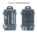 Clover 115 in 1 Screwdriver Set Multi-function Precision Screwdrivers Bits Torx Computer PC Mobile Phone Device Repair Home Tool. 