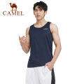 (Preorder) Camel Men's Tank Top, Summer Quick Dry Running Vest အမျိုးသားဝတ်စွပ်ကျယ်အင်္ကျီ. 