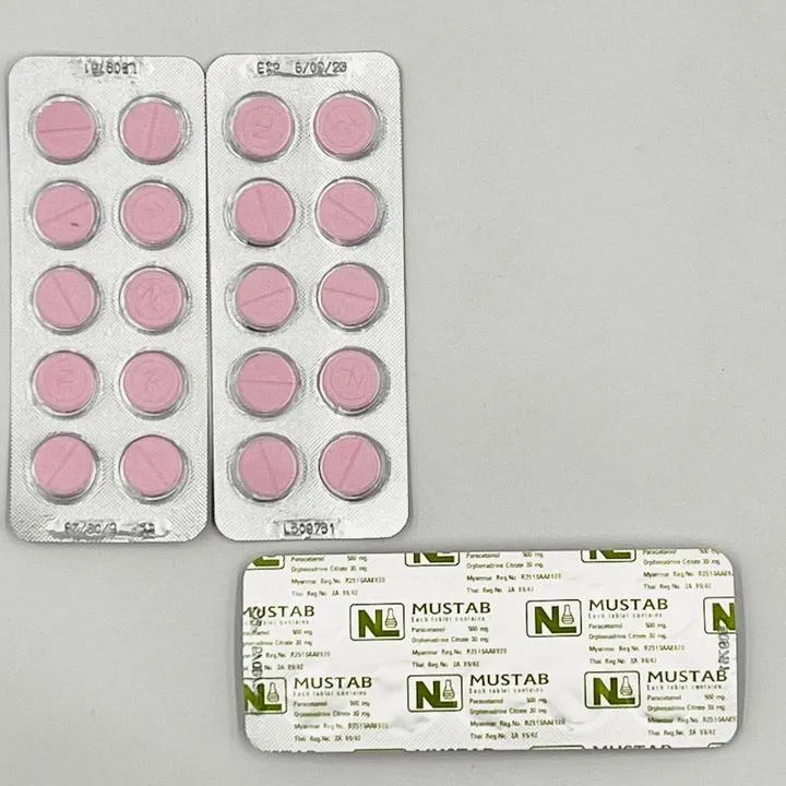 MUSTAB%20(1x10's)%20Paracetamol%20500mg,%20Orphenadrine%20Citrate%2030mg%20-%20Image%203
