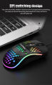 DIVIPARD OP-50 colorful luminous RGB mouse business office aggravated 4D lightweight mouse. 
