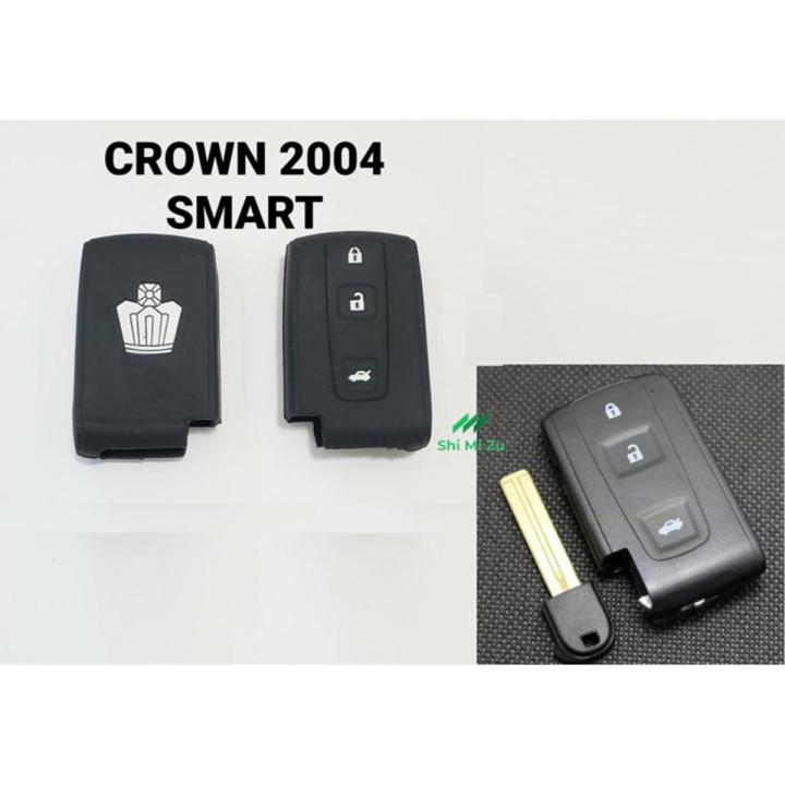 Toyota Crown Smart Key Cover 3 Buttons Silicon Key Case