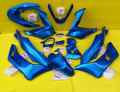 (Preorder) PCX150 Shell, All Blue, Model-Specific (2016-2017). Genuine HONDA parts. Includes 15 pieces as shown. Free shipping.. 
