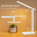 Led Desk Lamp Three-speed Touch Dimming Foldable Reading Student Study Eye Protection Table Light Night Bedroom Lamps- Desk Lamps စာကြည့်မီးအိမ် မျက်လုံးကိုအကာကွယ်ပေးသောအလင်းရောင် သုံးမျိုးပါဝင်သည်. 