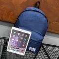 Student Solid Color Canvas Backpack Bag Fashion Travel College Style Backpack. 
