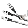 Cable 2-in-1 USB to Lightning / iphone “U97 Zipper”. 