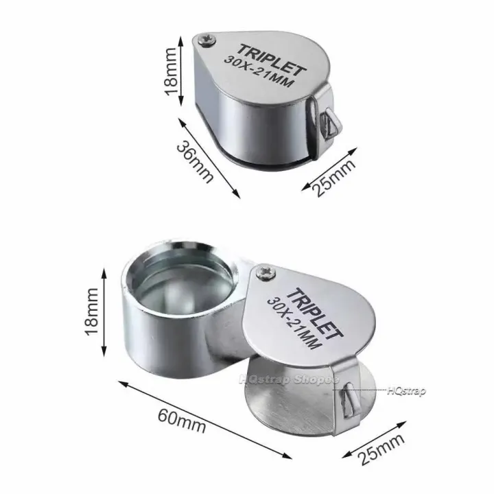 10X/20X/30X%20Pocket%20Loupe%20Magnifier%20Jewelry%20Watch%20Accessories%20Magnifying%20Glass%20Foldable%20Triplet%20Jewelers%20Eye%20Glass%20Tool%20Reading%20Magnifier%20Device%20-%20Image%203